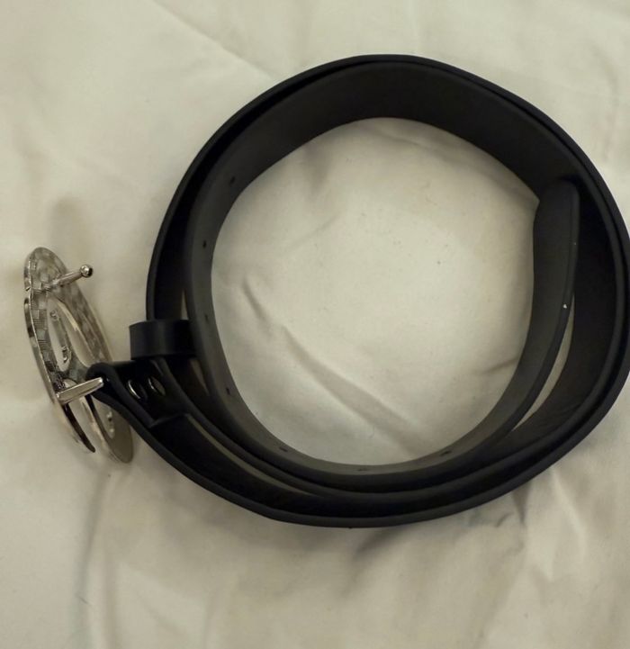 Ceinture Corteiz Chrome Orbit – Noir & Argent – Neuve - photo numéro 3