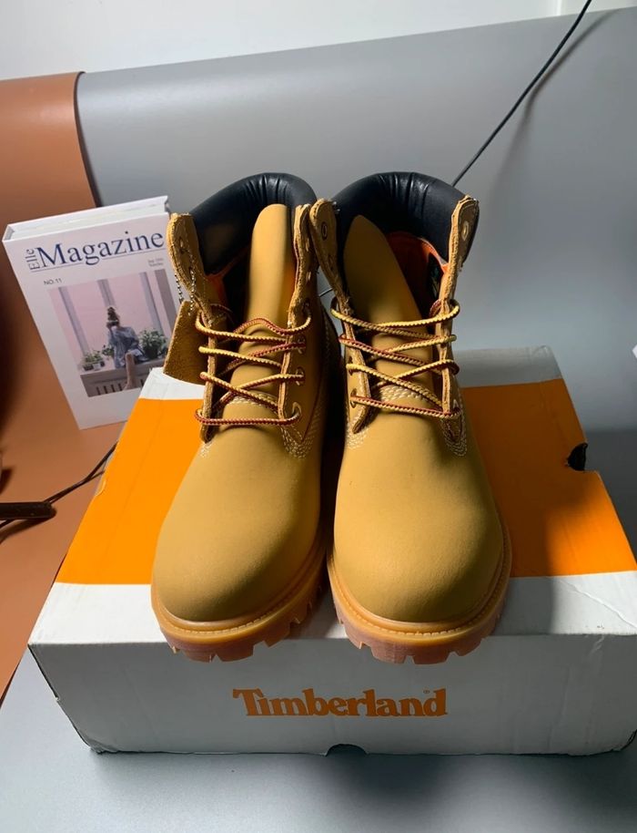 Bottes Martin Timberland moutarde - photo numéro 3