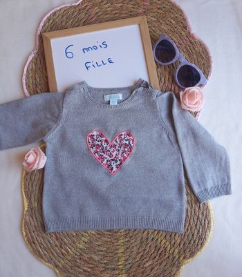 Pull fille 👧 6 mois