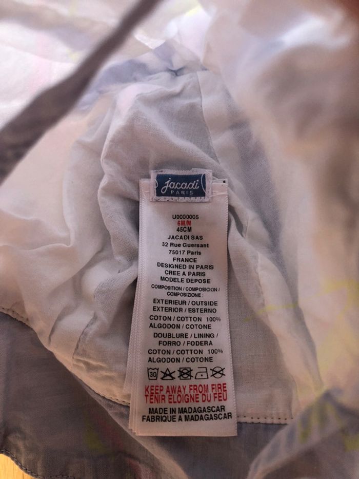 Chapeau bébé fille jacadi 6 mois - photo numéro 2