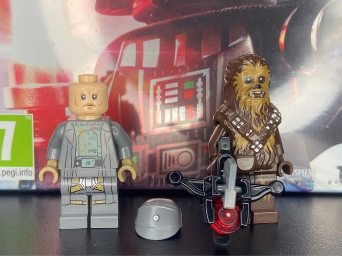 Figurines lego star wars Tobias Beckett et Chewbacca - photo numéro 2