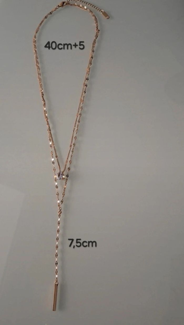 Collier y acier inoxydable - photo numéro 5