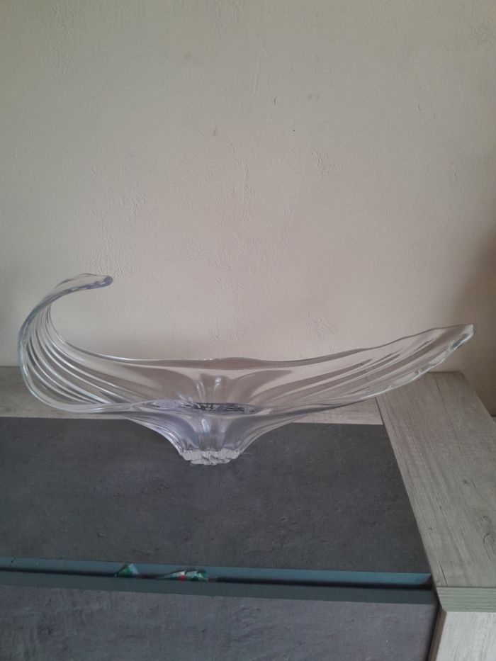 Grande coupe à fruits en cristal - photo numéro 3