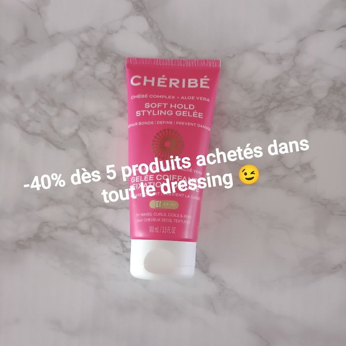 Chéribé gelée coiffante 6-en-1 aloé vera 100mL