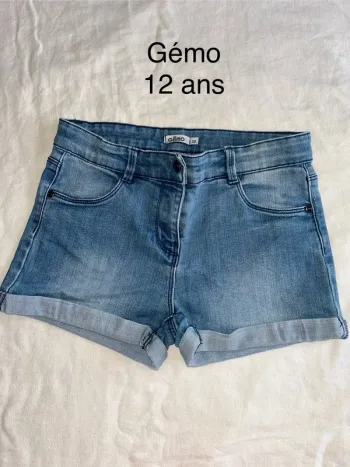 Short jean gemo 12 ans
