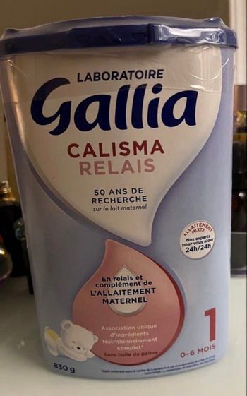 Lait gallia calisma relais 1er âge