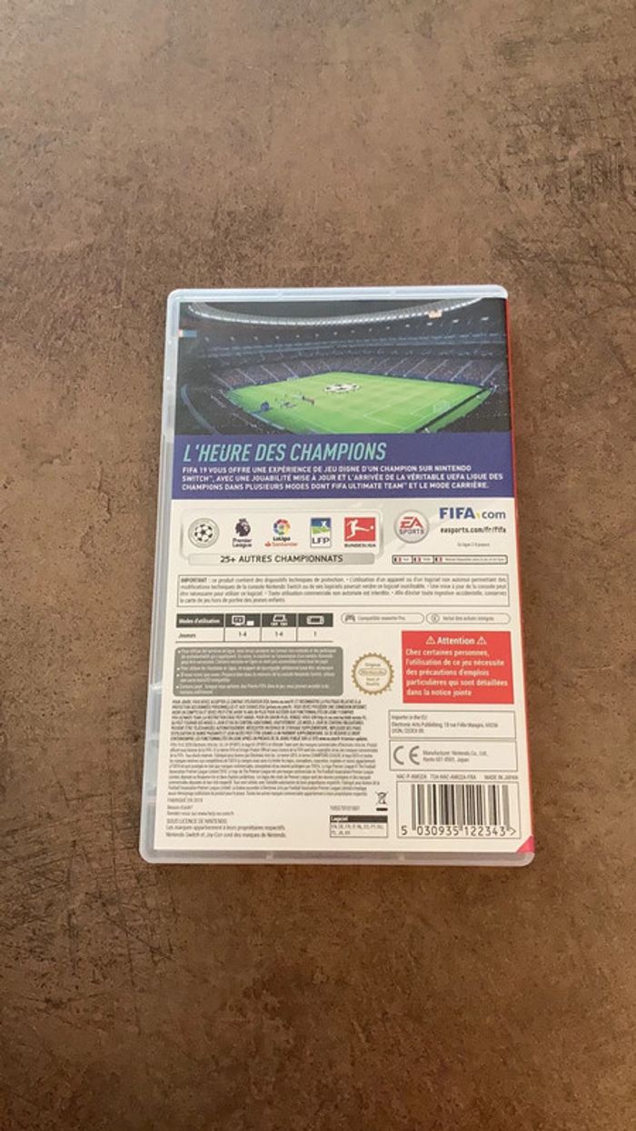 Jeu Fifa 19 Nintendo Switch - photo numéro 2