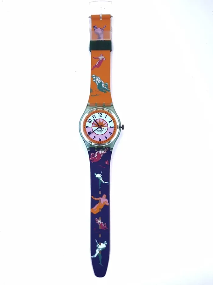 Vintage Swatch from 1992 : "Curling" ( GG117 ) - never worn