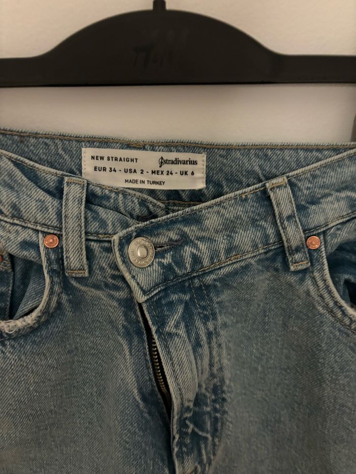 Jean Stradivarius droit bleu