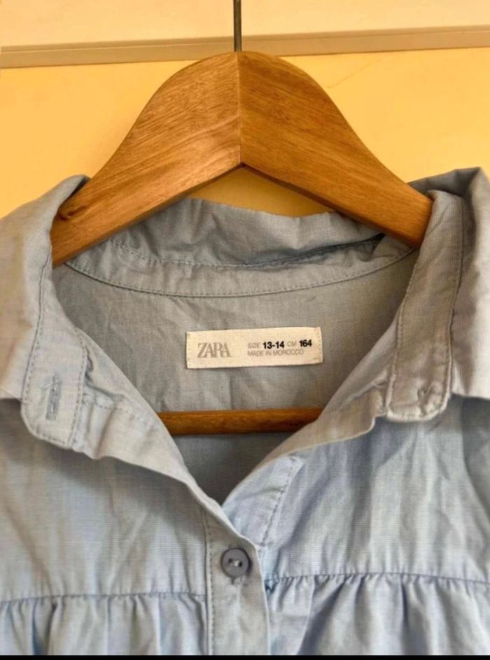 Blouse Zara bouffante - taille 13-14 ans mais porté en S - photo numéro 2