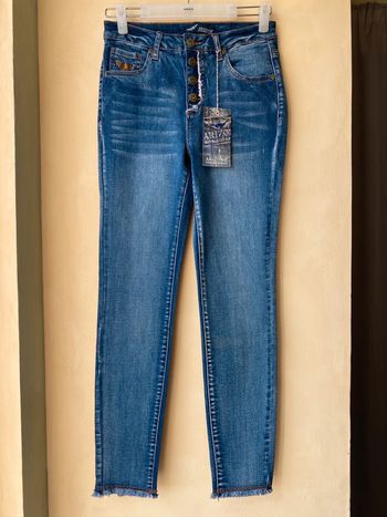 Jean slim boutonnière apparente Arizona 36