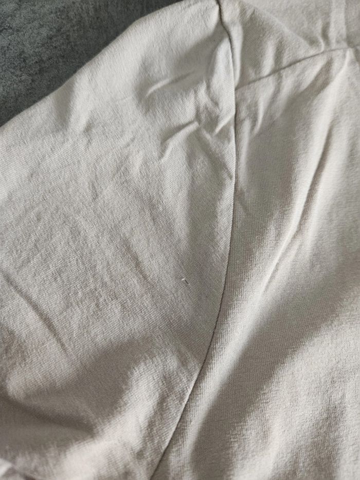 Mini robe tunique coupe évasée femme - Taille 6 (46 / XXXL) - Ecru - photo numéro 7