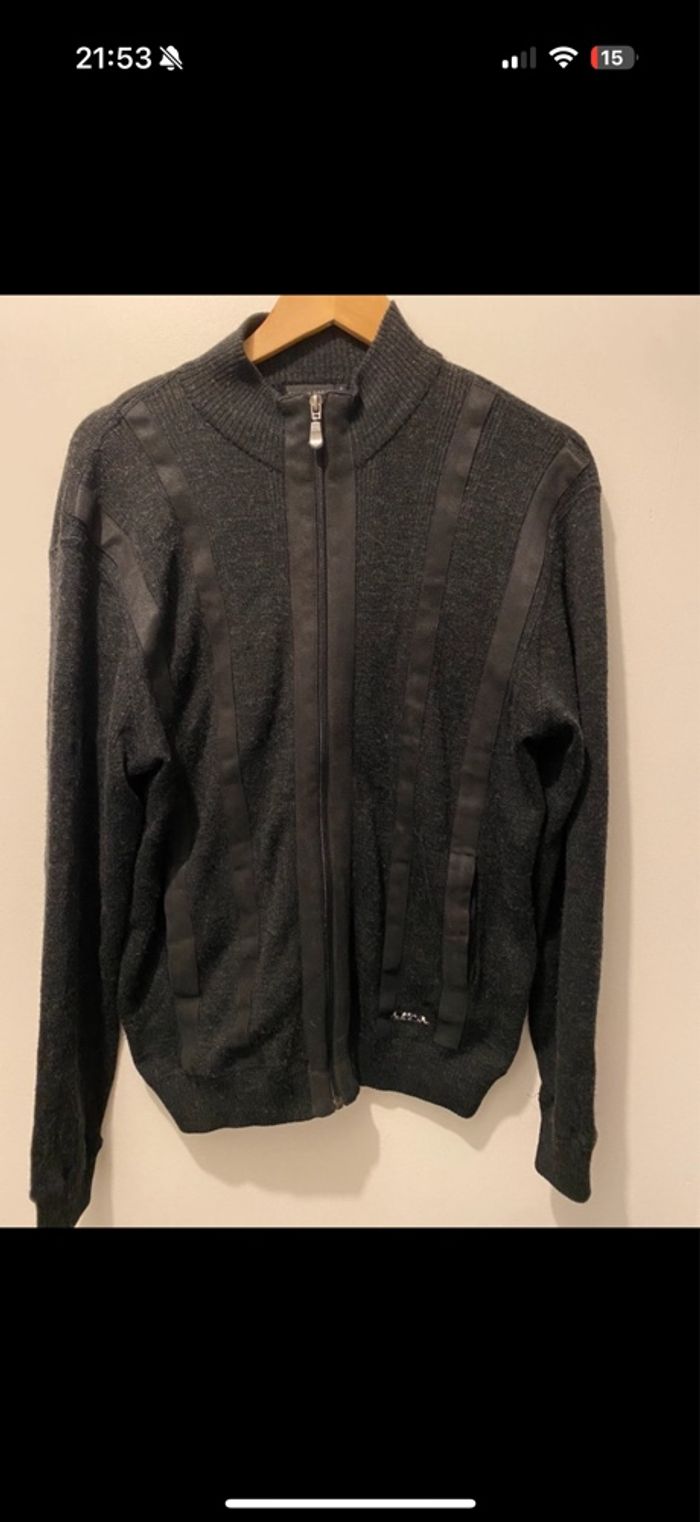 Gilet cardigan homme mise au green L