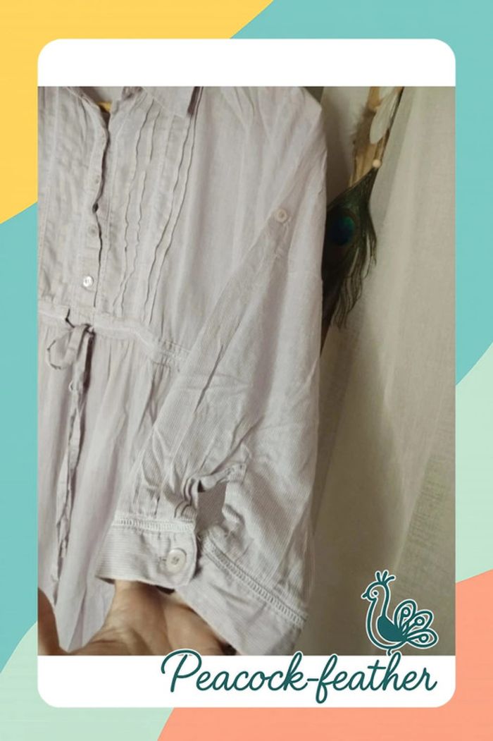 Tunique robe stradivarius rose 40 neuve - photo numéro 3