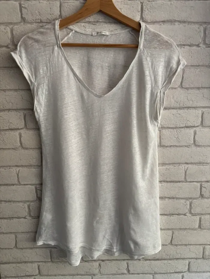 Tee shirt promod en lin taille M