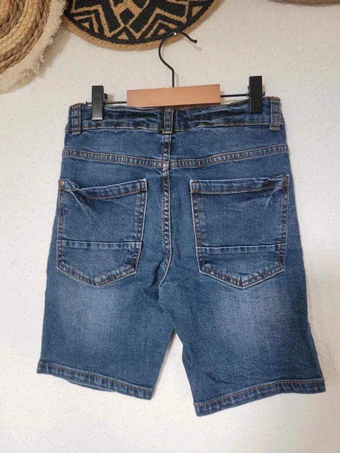 Short en jean garçon 👦 10 ans kiabi - photo numéro 6