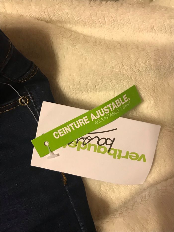 Jean skinny bleu marine taille 5ans Vertbaudet - photo numéro 8