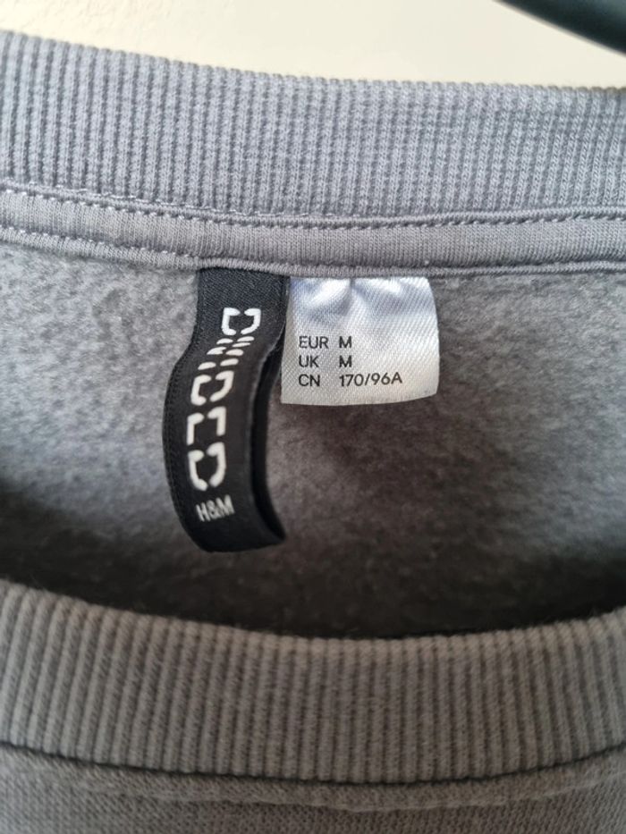 Pull gris avec dessin "nasa" - photo numéro 2