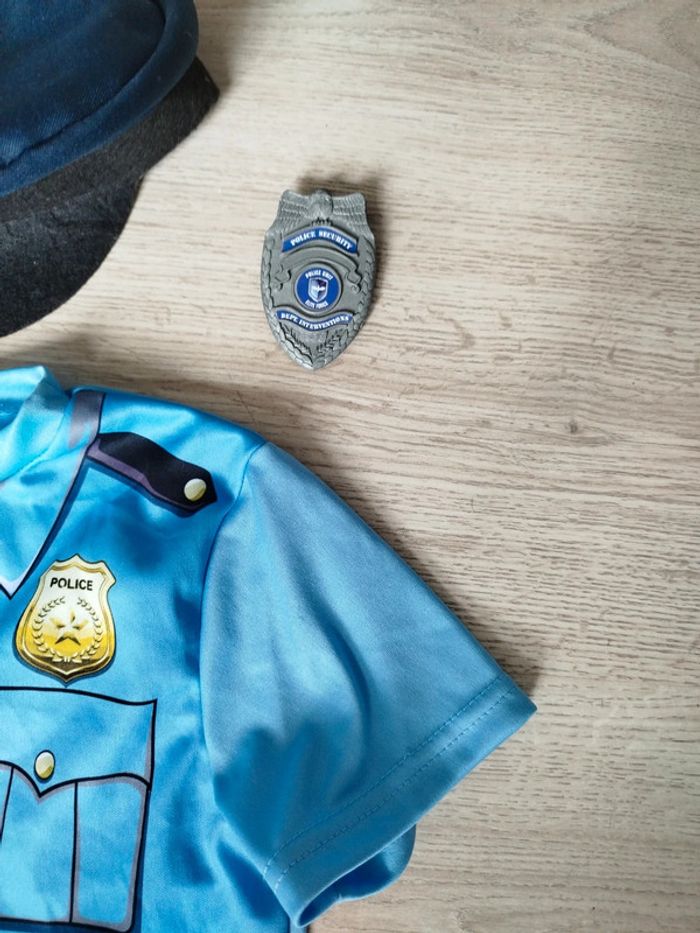 Costume déguisement policier 4-6 ans - photo numéro 3