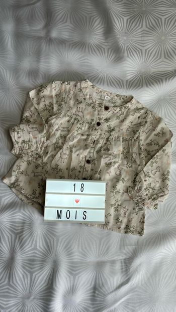 Chemisier fille taille 86 - 18 mois