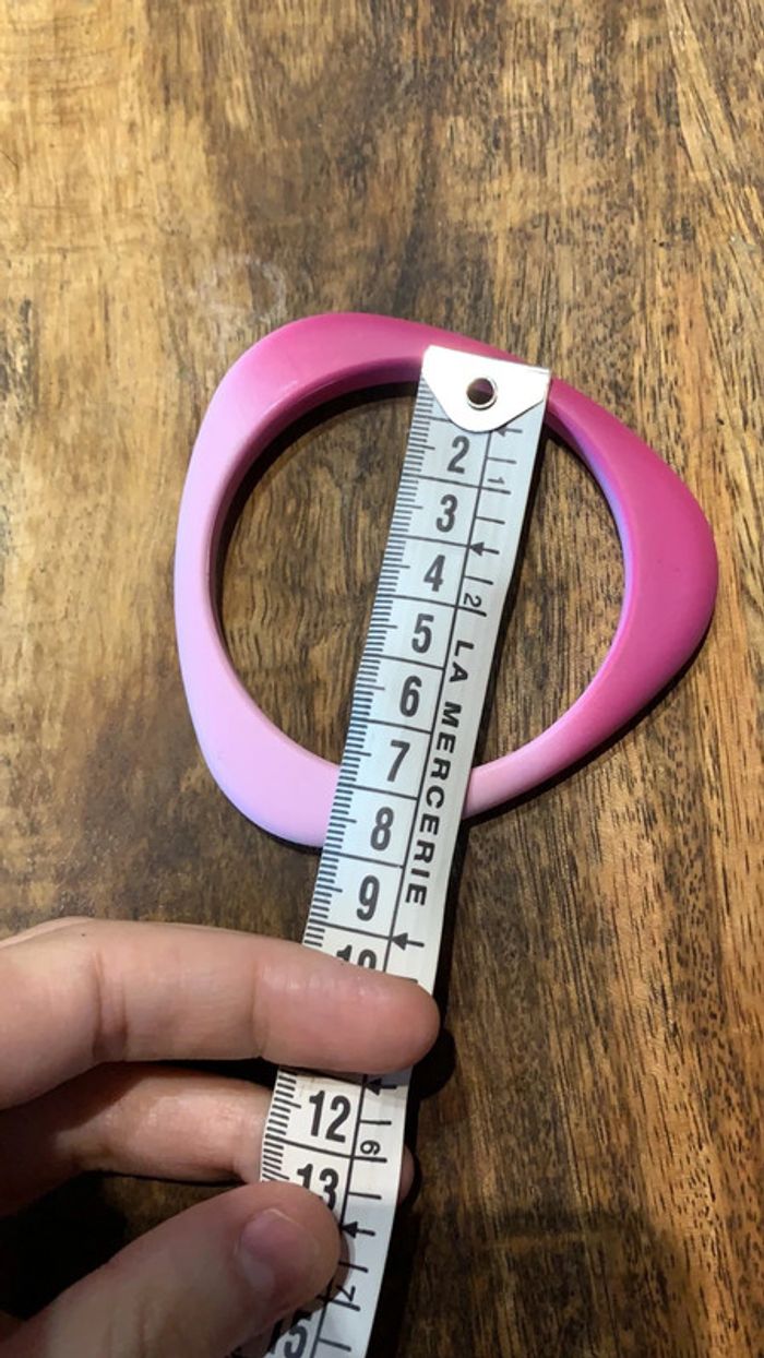 Bracelet rigide rose - photo numéro 2