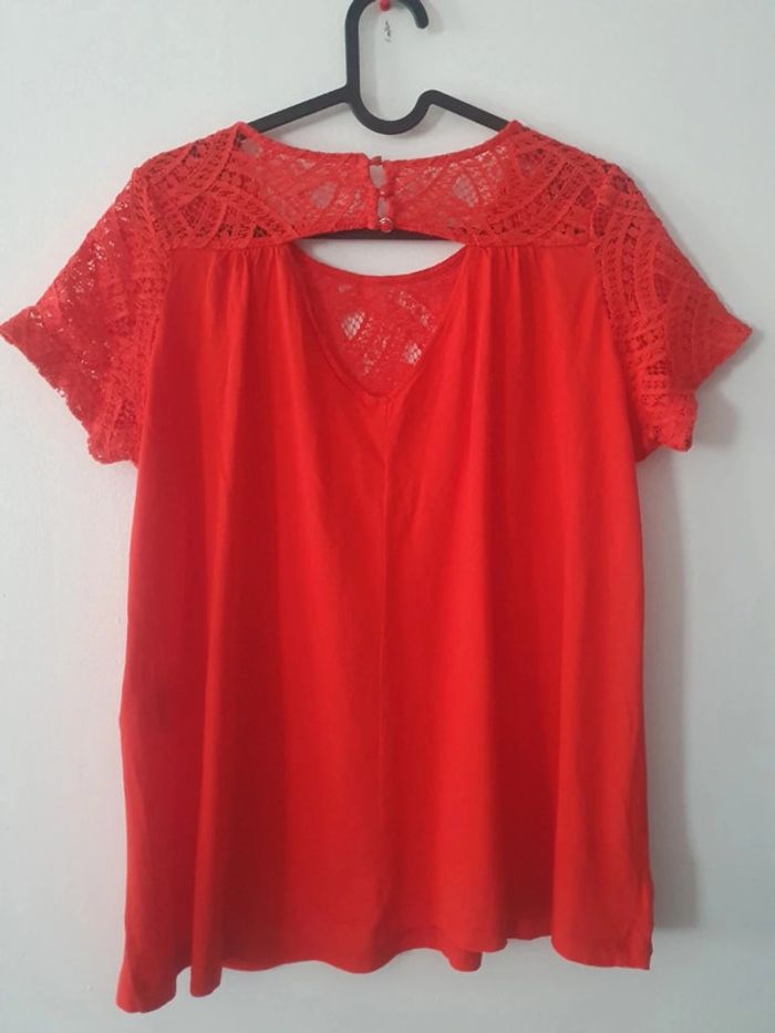 T-shirt sezane dentelle - photo numéro 3