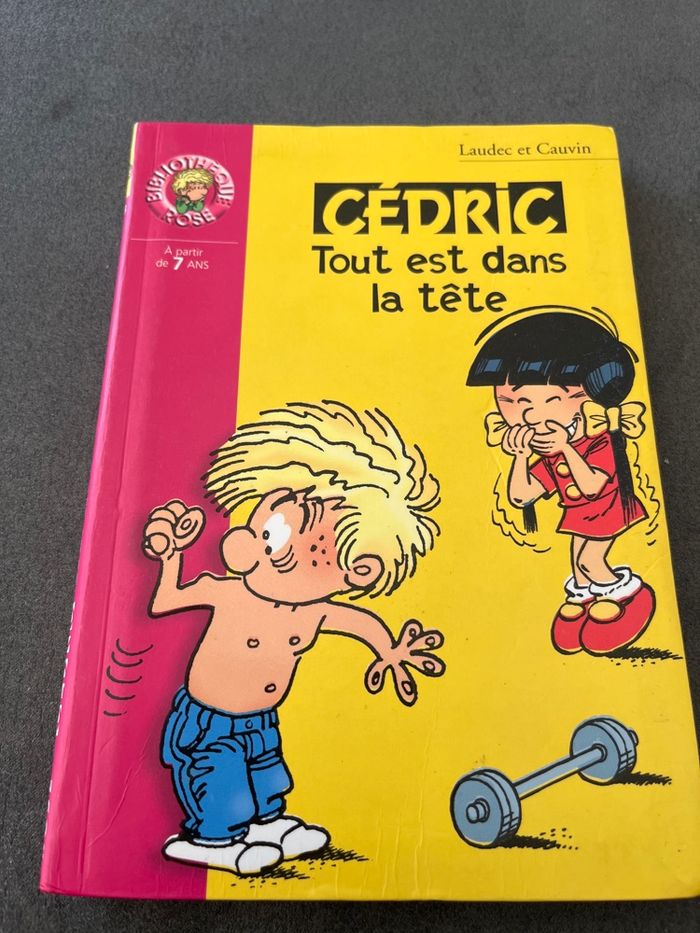 Livre bibliothèque rose Cédric tout est dans la tête - photo numéro 1