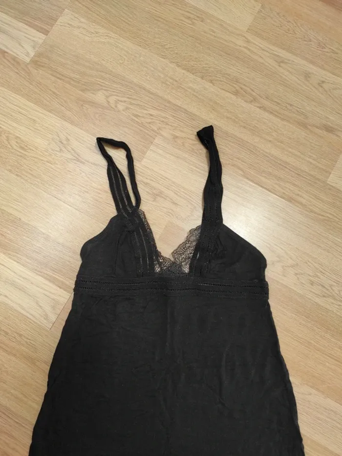 Chemise de nuit dentelle noir - photo numéro 2