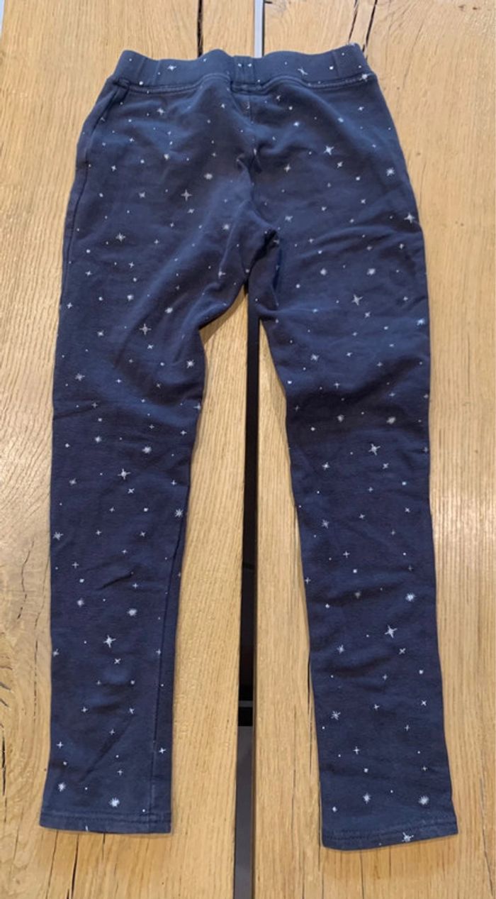 Legging noir motifs étoiles fille 10 ans In Extenso - photo numéro 2
