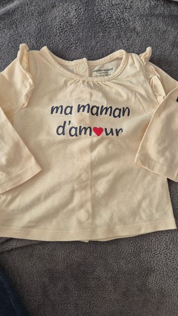 Tee-shirt manches longues pour bébé fille