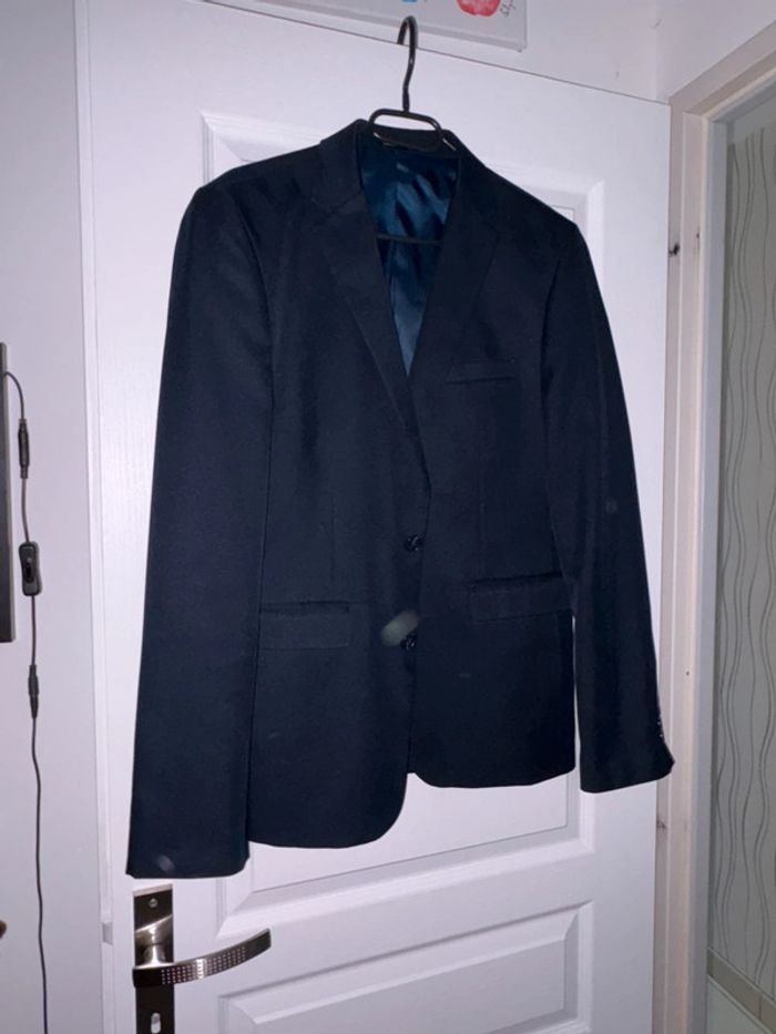 Blazer bleu marine T.L neuf - photo numéro 3