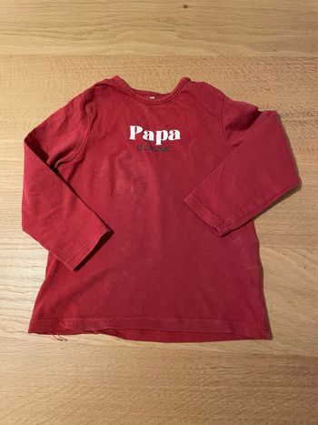 Tee shirt manches longues 24 mois