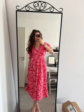 Robe longue à imprimé fleurs Influence