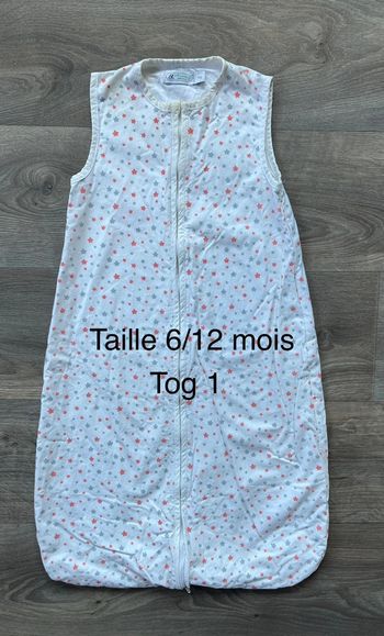 Gigoteuse tog1 taille 6/12 mois Premaman
