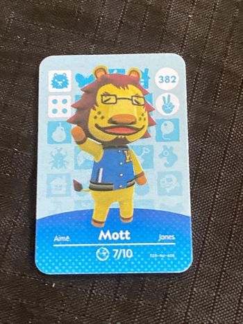 mini carte  amiibo mott