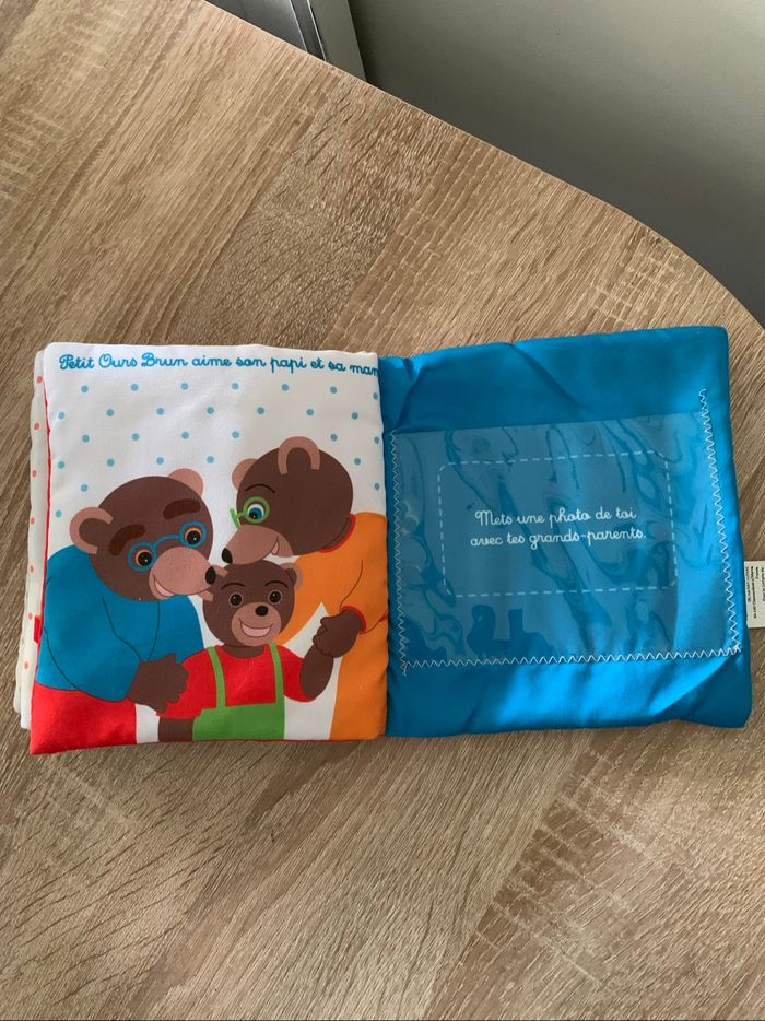 Mon premier album photo en tissu petit ours brun - photo numéro 7