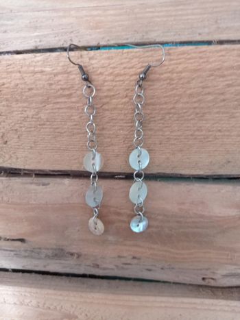 Boucles d'oreilles nacre