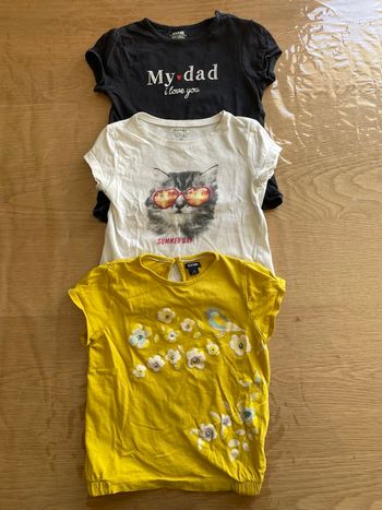 Lot 3 t-shirt fille 3 ans