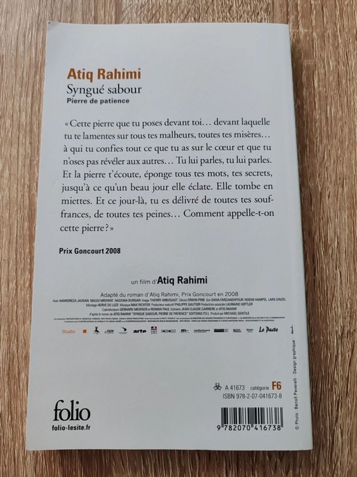 Atiq Rahimi 🌸 Syngué sabour - photo numéro 2