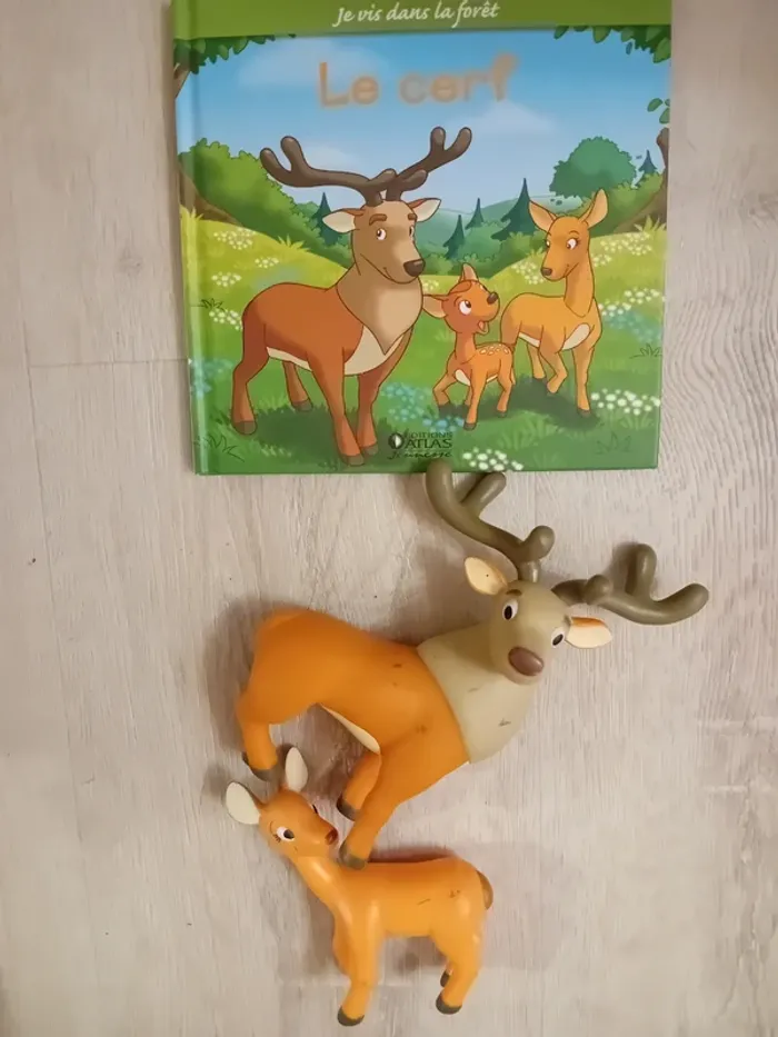 Lot de 2 livres + animaux édition atlas jeunesse - photo numéro 2