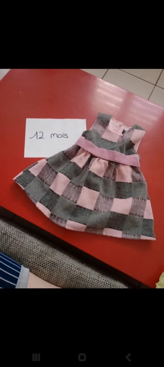 Robe chicaprie 12 mois