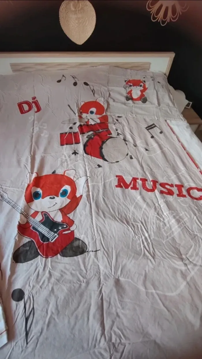 Parure de lit Carré Blanc - photo numéro 2