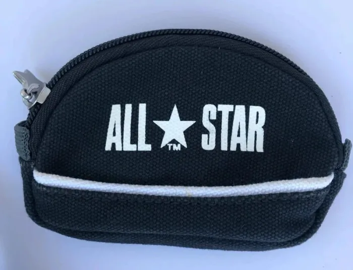 Converse All Star Sacoche + porte-monnaie / shoulder bag + little wallet navy blue - photo numéro 12