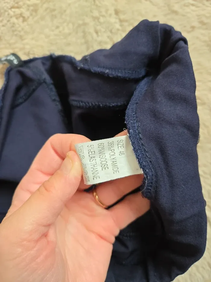 Lot de 2 pantalons bleu raille 46 - photo numéro 2
