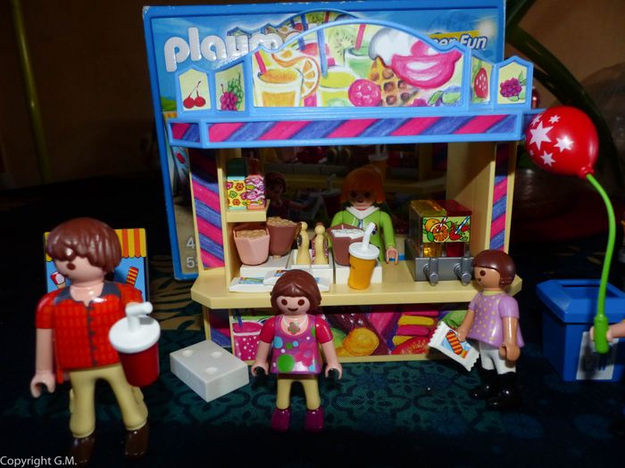 PLaymobils lot fete glacier + train enfants - photo numéro 4