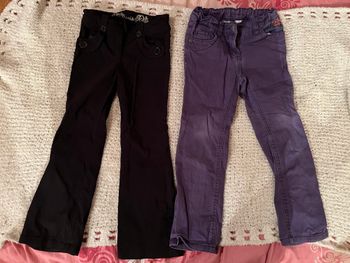 lot 2 pantalons 5 ans fille