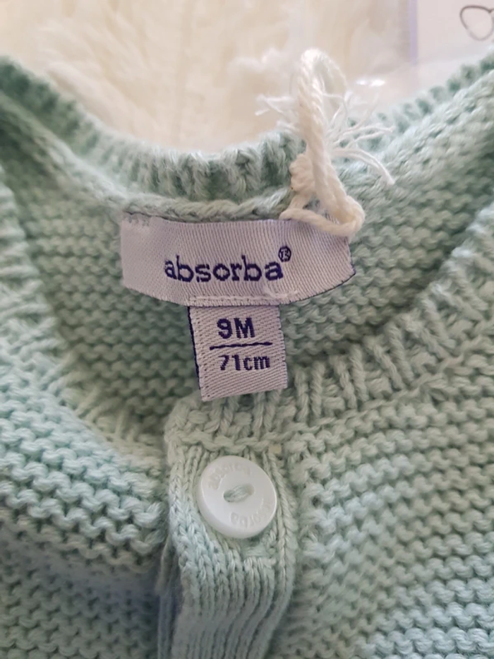 Gilet fille 9 mois 71 cm neuf avec étiquette - photo numéro 2