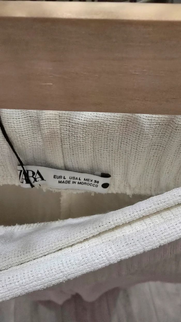 Pantalon large Zara Drapé devant - photo numéro 7