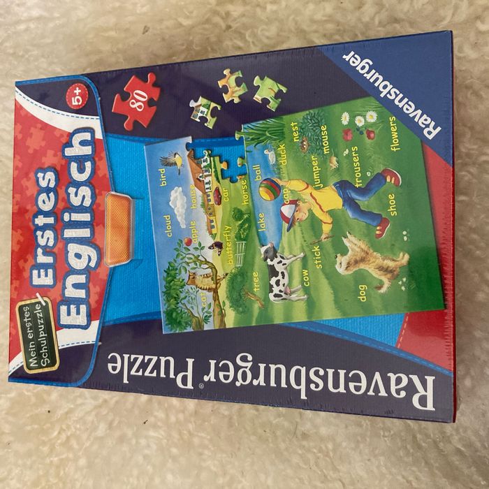 Puzzle 80 pièces mes premiers mots en anglais