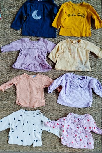 Lot tee shirts manches longues 